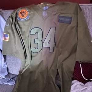 Bears Payton 34 - military tribute